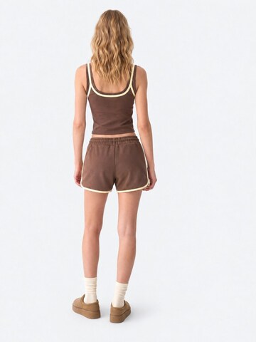 Pantalon 'Shorts' Ethiquet en marron