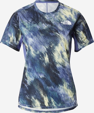 THE NORTH FACE Funkcionalna majica 'SUNRISER' | modra barva: sprednja stran