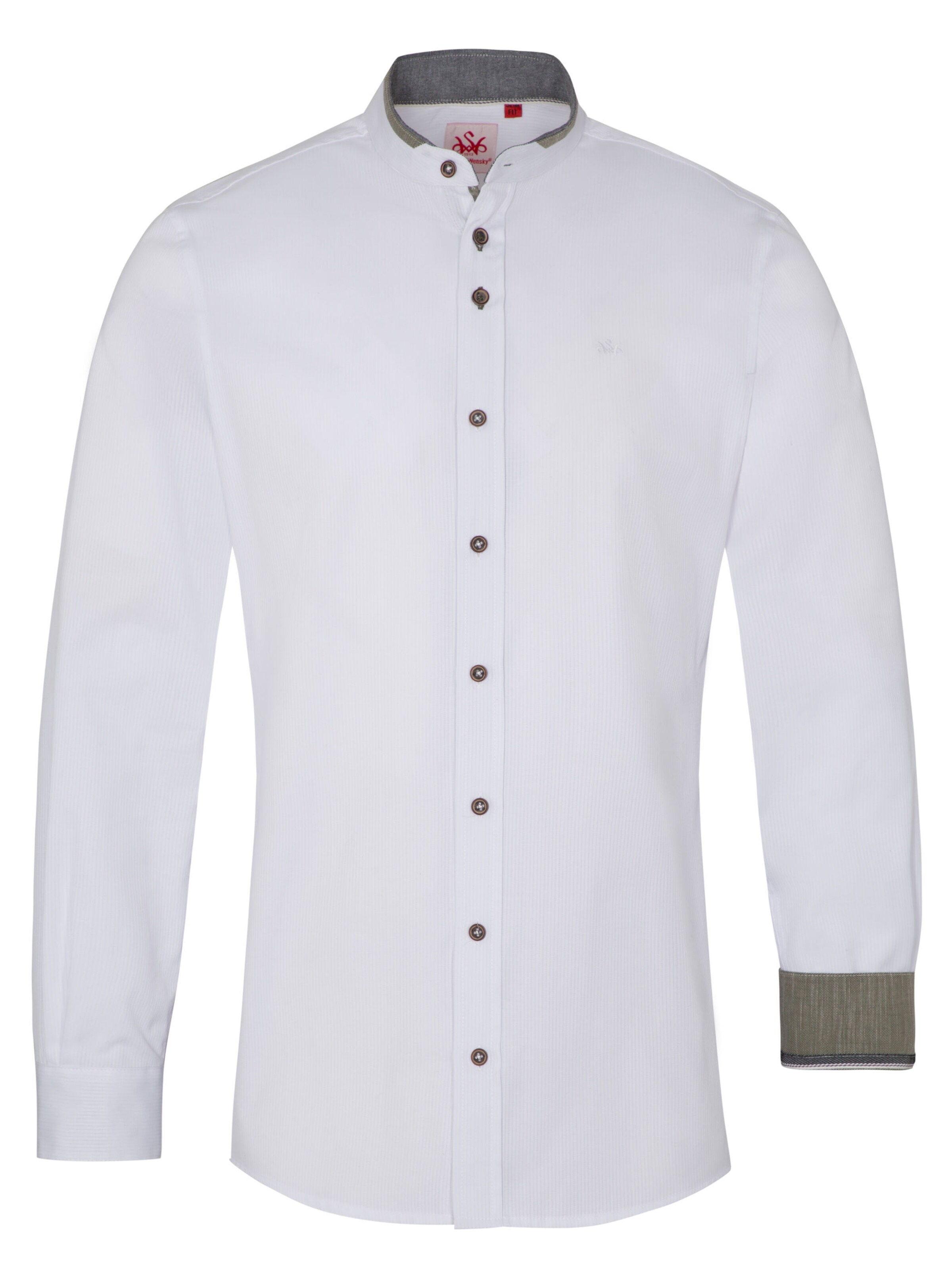 SPIETH & WENSKY Overhemd in de kleur Bruin / Wit, Productweergave