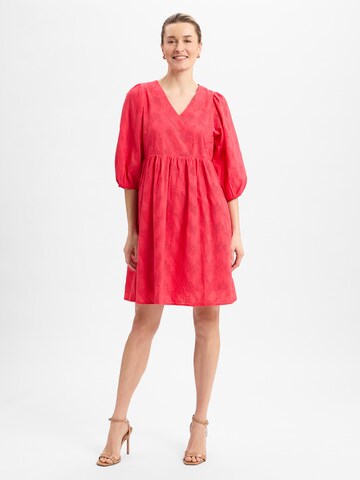 NÜMPH Summer dress ' Hensley ' in Red: front