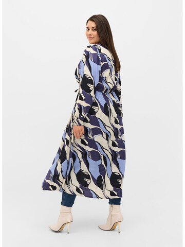 Zizzi Jurk 'BASJA' in Blauw