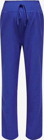 Only Maternity Pants in Blue: front