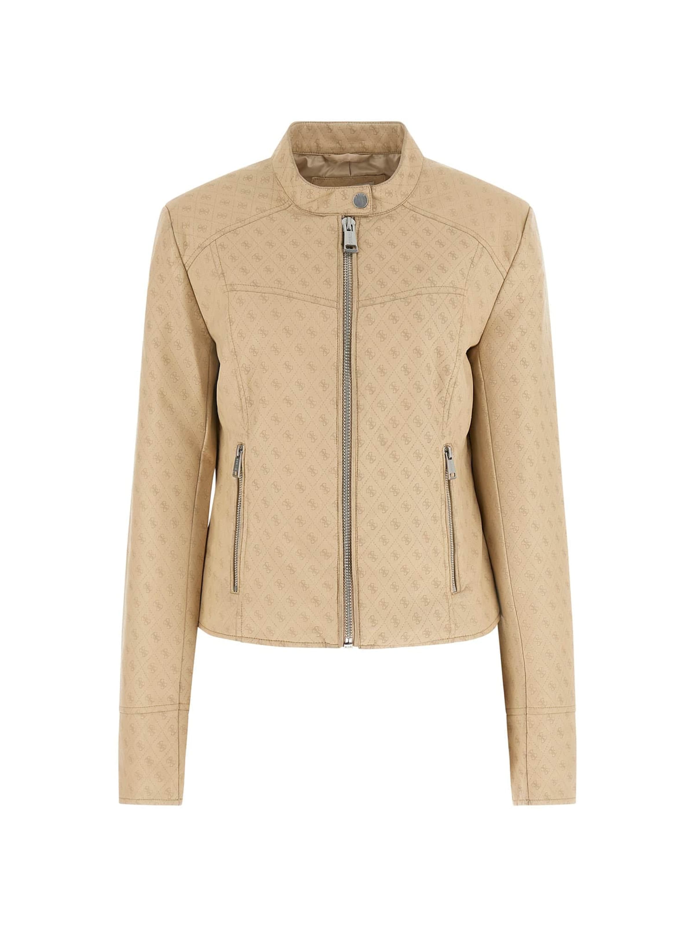 GUESS Between-Season Jacket 'Anita' in Beige: front