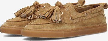 Poelman Mocassins in Bruin: voorkant