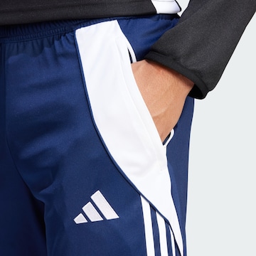 Coupe slim Pantalon de sport 'Tiro 24' ADIDAS PERFORMANCE en bleu