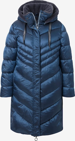 Manteau d’hiver Ulla Popken en bleu : devant
