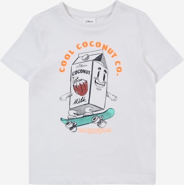 s.Oliver Shirt in Wit: voorkant