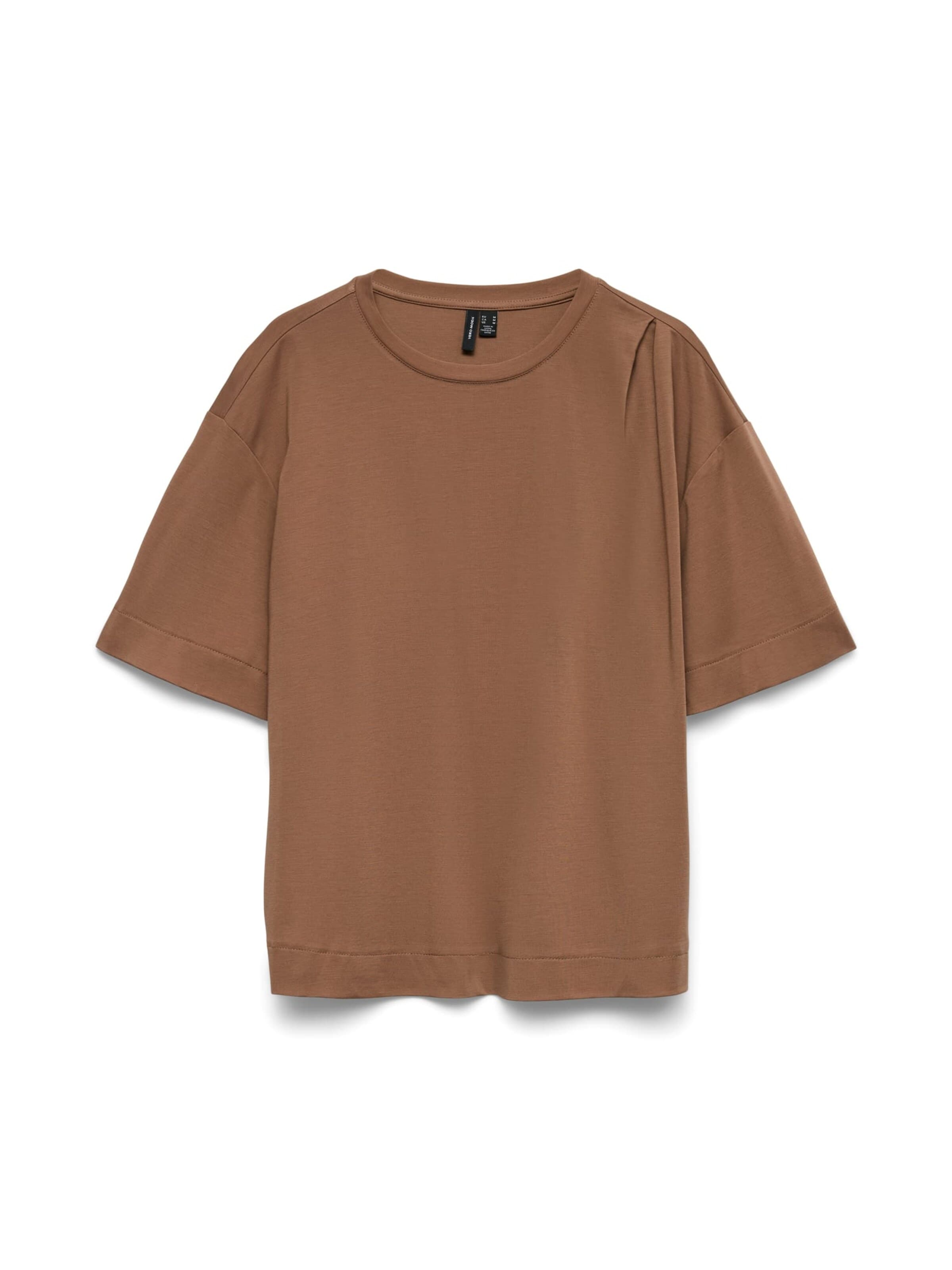 VERO MODA Shirt 'Abigail' in Bruin: voorkant
