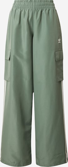 ADIDAS ORIGINALS Pantalon en vert / blanc, Vue avec produit
