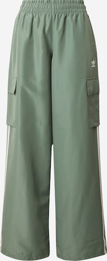 Pantaloni cu buzunare ADIDAS ORIGINALS pe verde / alb, Vizualizare produs