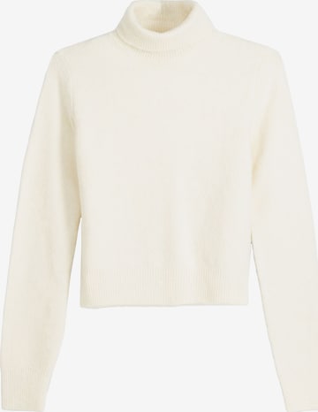 Pull-over Bershka en beige : devant