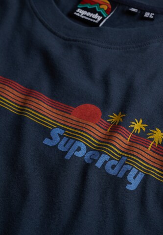 T-shirt Superdry en bleu