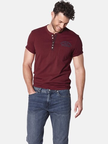 T-Shirt ' Nicostilo ' BABISTA en rouge : devant