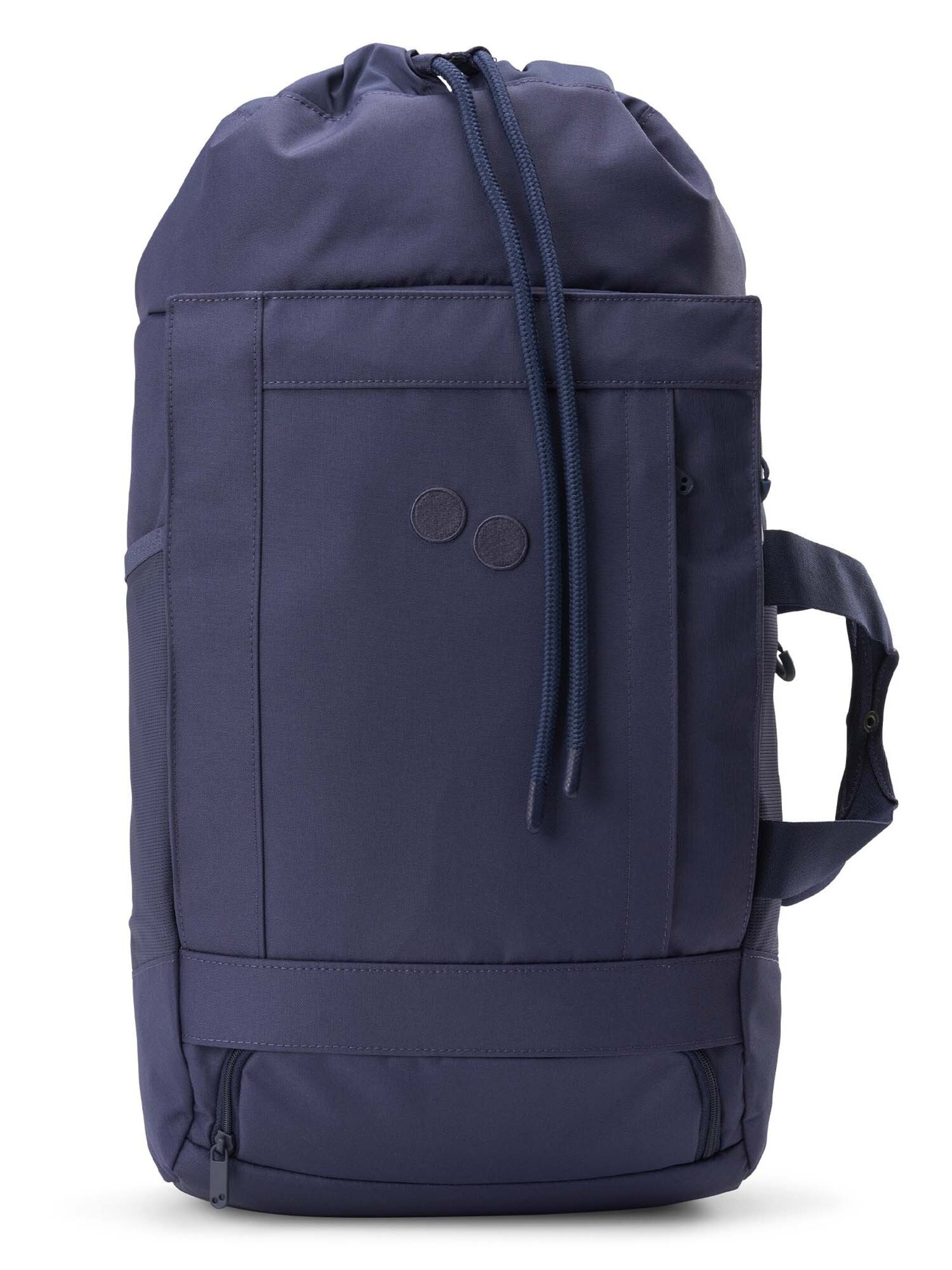 pinqponq Backpack ' Blok Medium ' in Blue: front