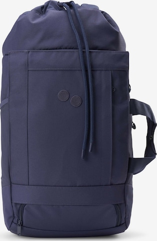 pinqponq Backpack ' Blok Medium ' in Blue: front