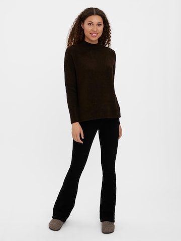 VERO MODA Sweater 'LEFILE' in Brown