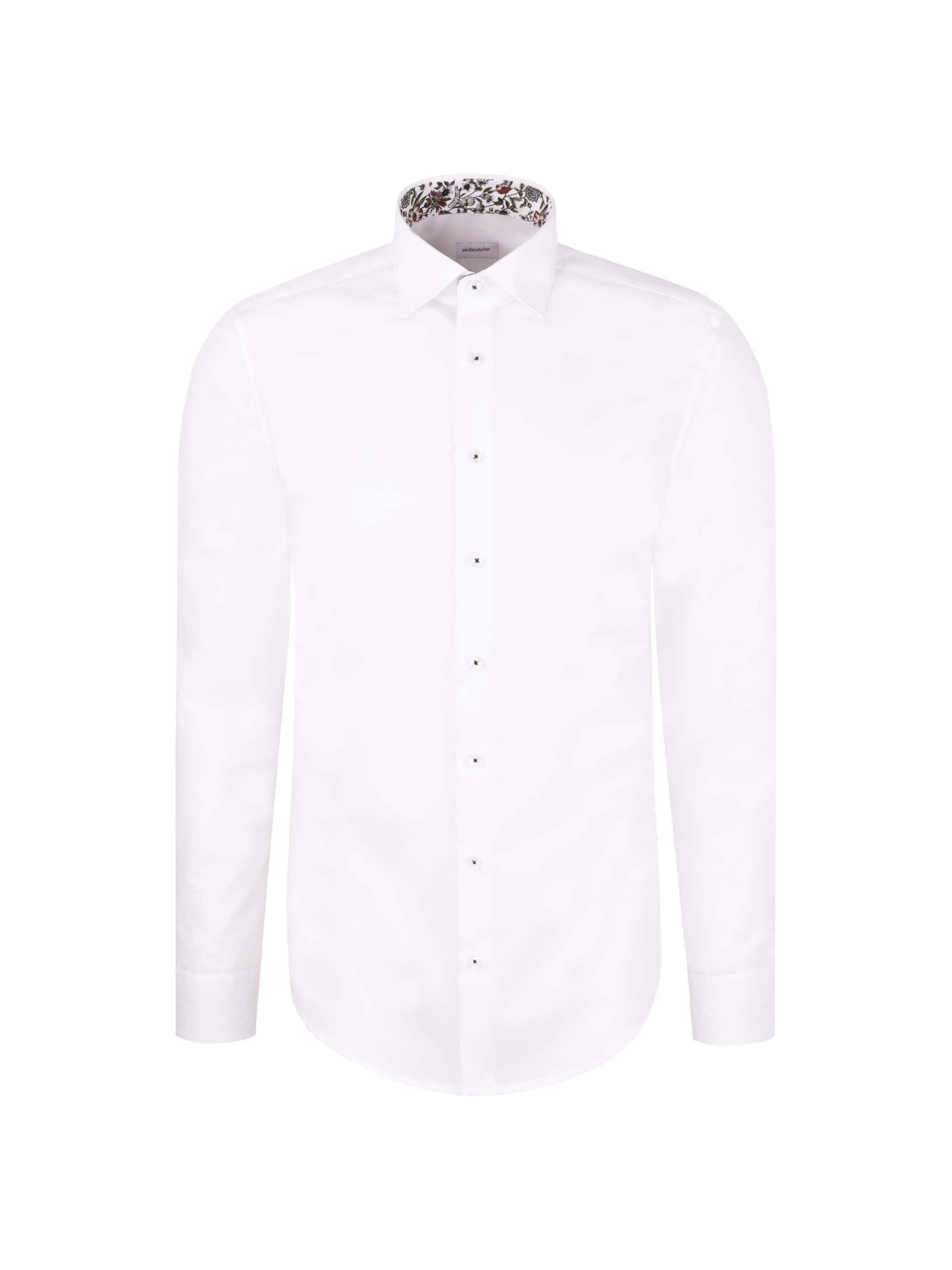 SEIDENSTICKER Chemise business en blanc, Vue avec produit