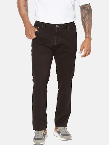 Jan Vanderstorm Loose fit Trousers 'Skanni' in Brown: front
