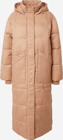 SISTERS POINT Winter Coat 'DUSTY' in Beige: front