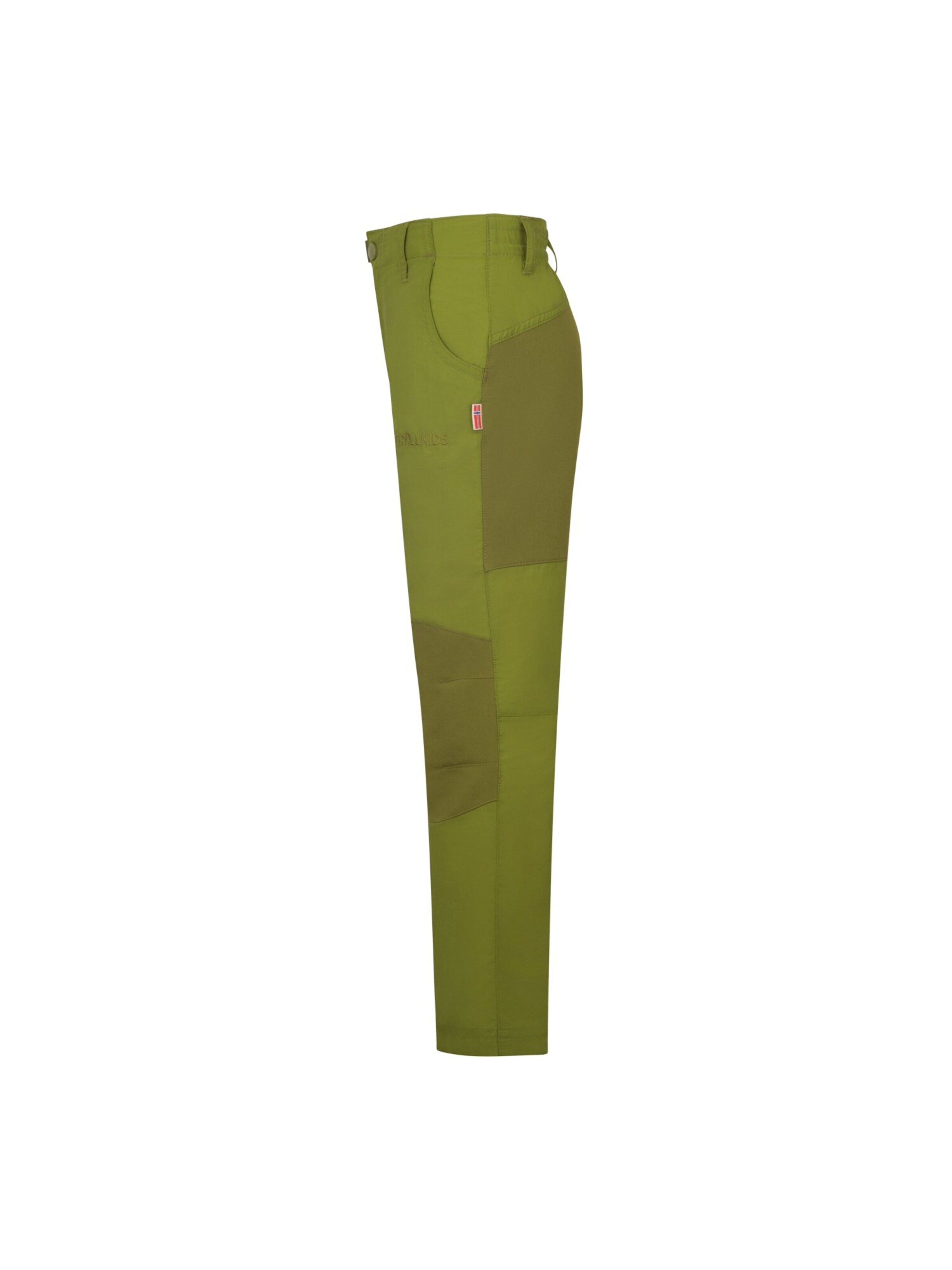 TROLLKIDS Regular Workout Pants in Green