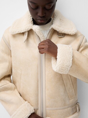 Giacca di mezza stagione di Bershka in beige