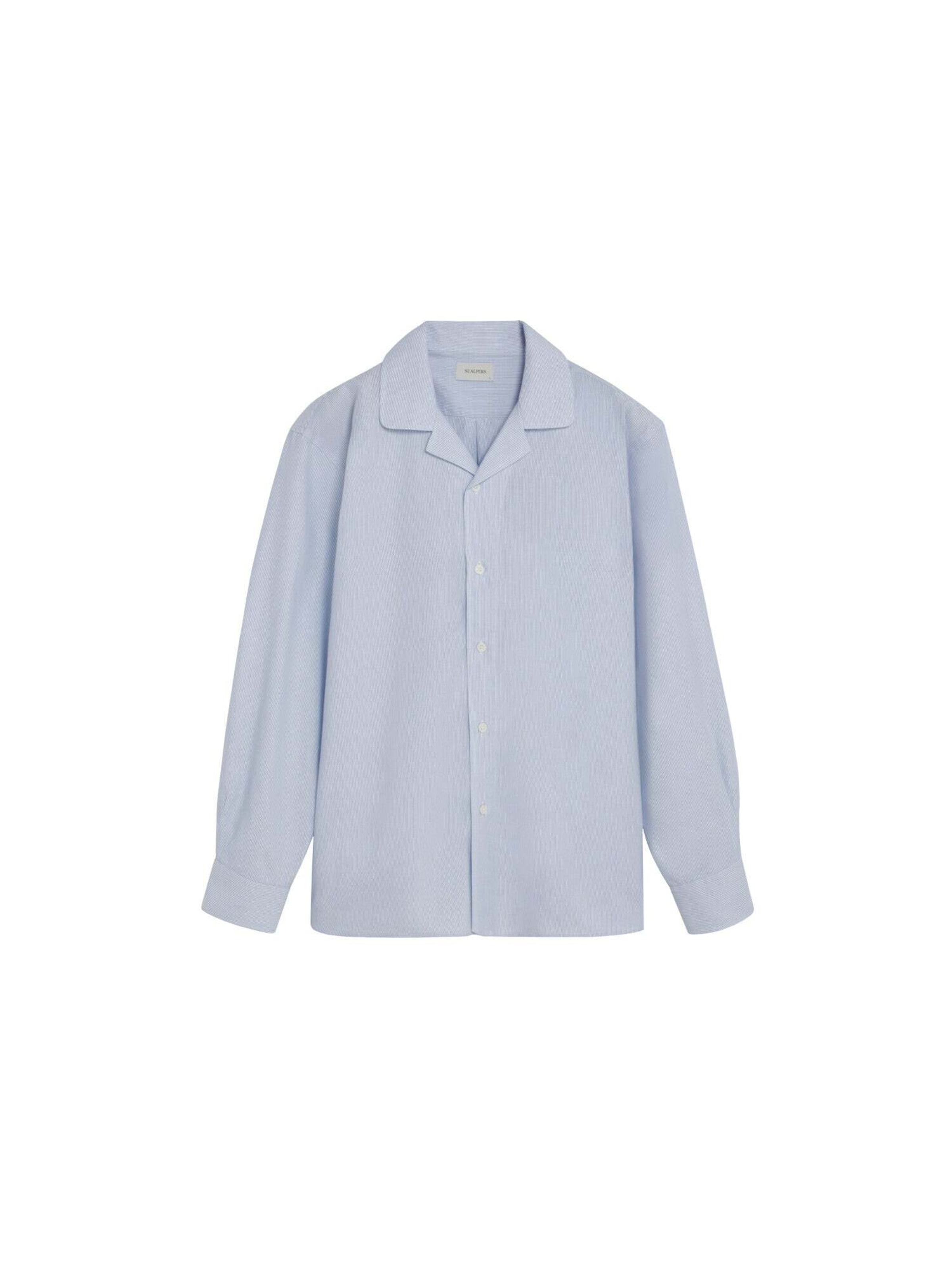 Camicia da donna di Scalpers in blu: frontale