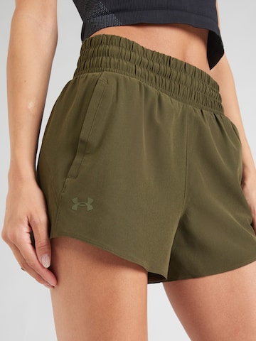 UNDER ARMOUR regular Παντελόνι φόρμας 'Flex' σε πράσινο