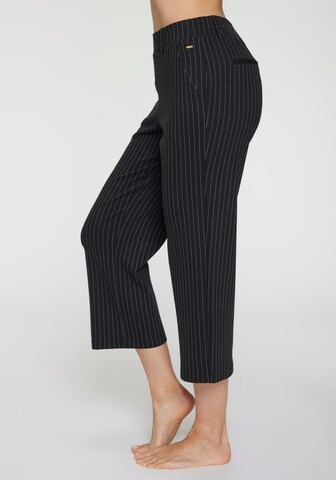 LASCANA Regular Pants in Black