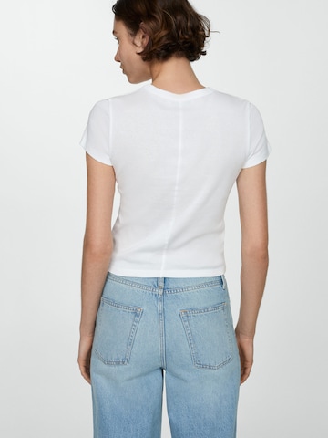 MANGO Shirt 'ZANI' in White