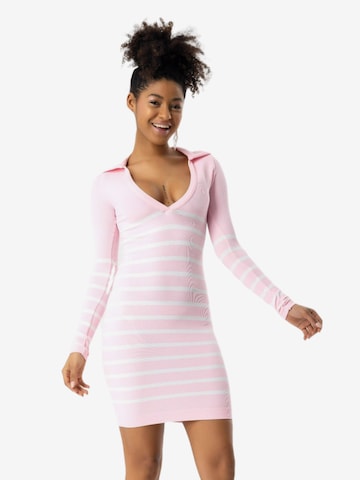 No Matter What Gebreide jurk in Roze