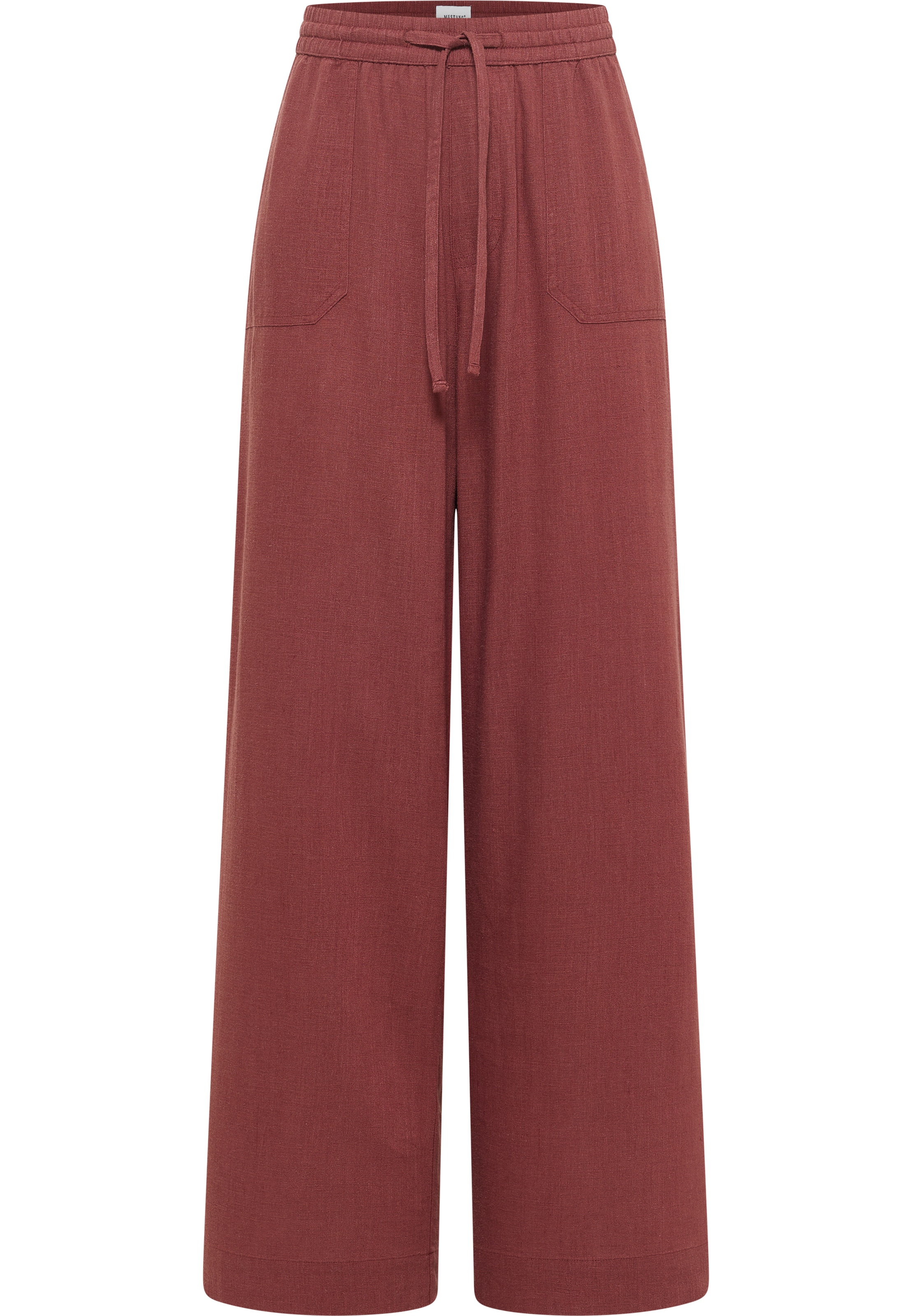 MUSTANG Loosefit Hose 'Lacey' in Rot: Vorderseite
