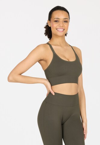Athlecia Low Support Sports bra 'Foan V3' in Brown: front