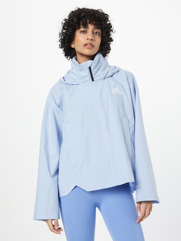 ADIDAS SPORTSWEAR Outdoor Jacket 'Traveer' in Blue: front