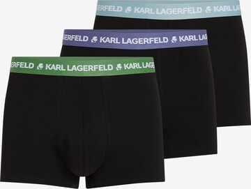 Boxers Karl Lagerfeld en noir : devant