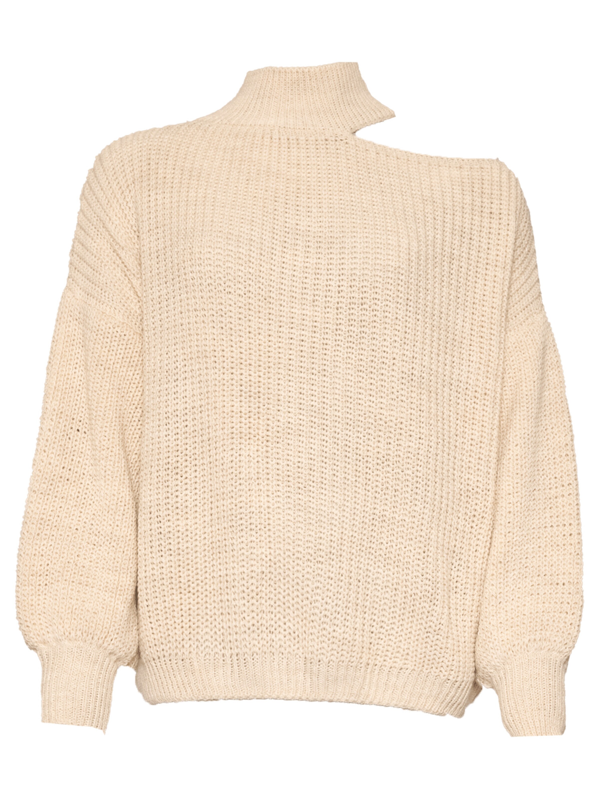 SASSYCLASSY Oversizepullover in Beige: Vorderseite