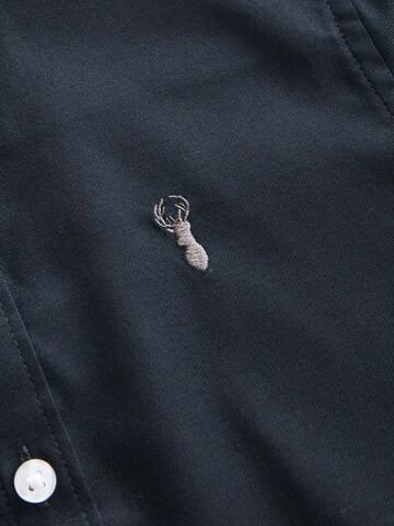 Next Regular fit Button Up Shirt in Blue