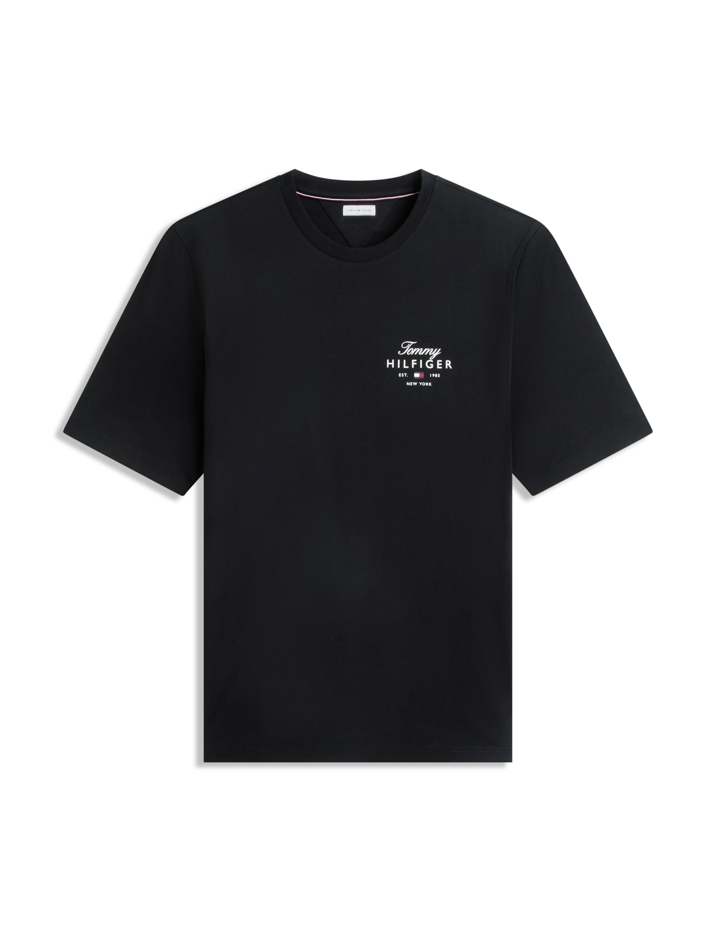 Tommy Hilfiger Big & Tall Shirt in Zwart: voorkant