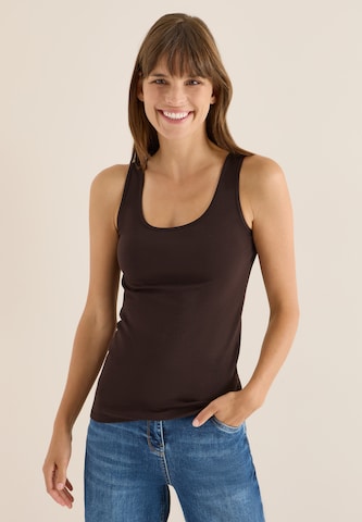 CECIL Top in Brown: front