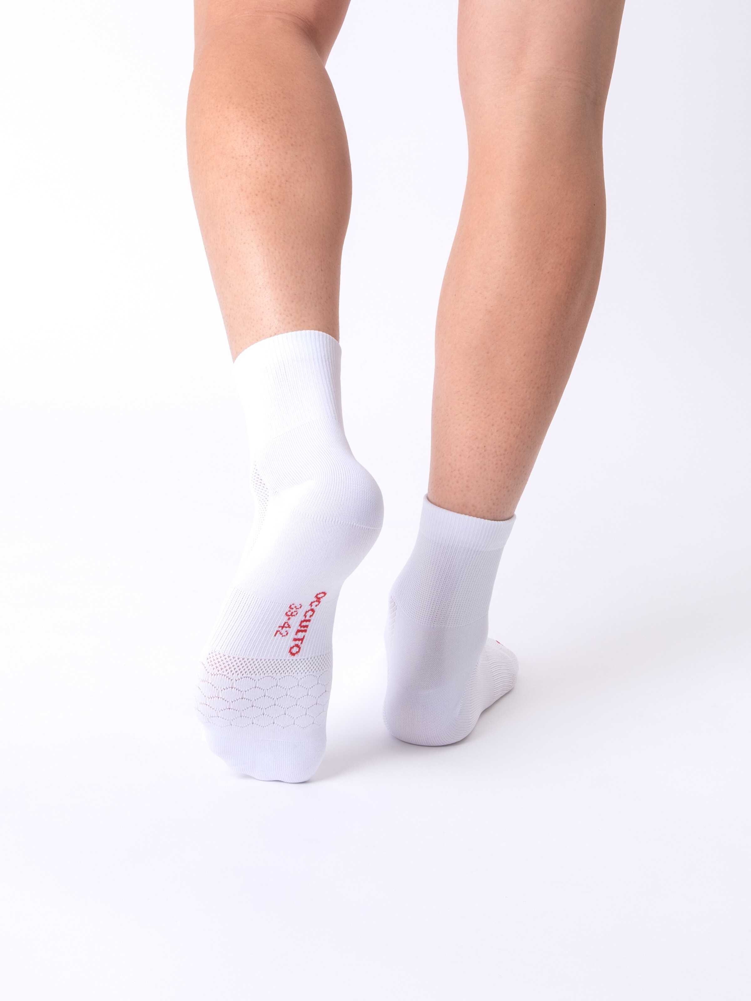 Calzino sportivo 'Rennrad Thomas' di Occulto in nero: frontale