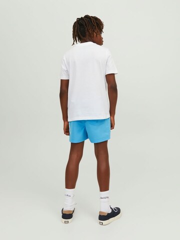 Jack & Jones Junior شورت سباحة 'Fiji' بلون أزرق