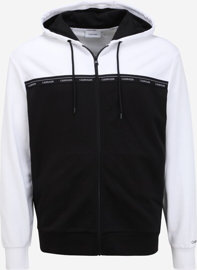 Calvin Klein Big & Tall Sweat jacket in Black / White, Item view