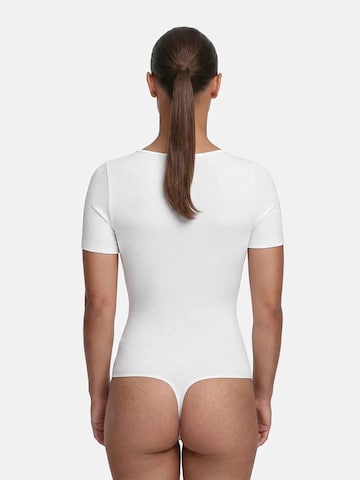Body modelant 'T-Shirt Bodysuit Sculpting Shapewear mit String' cfab (formerly creamy fabrics) en blanc