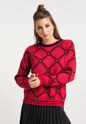 myMo ROCKS Pullover in Rot: predná strana