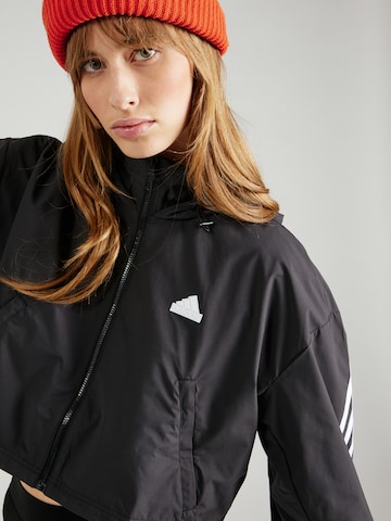 Veste de sport ADIDAS SPORTSWEAR en noir