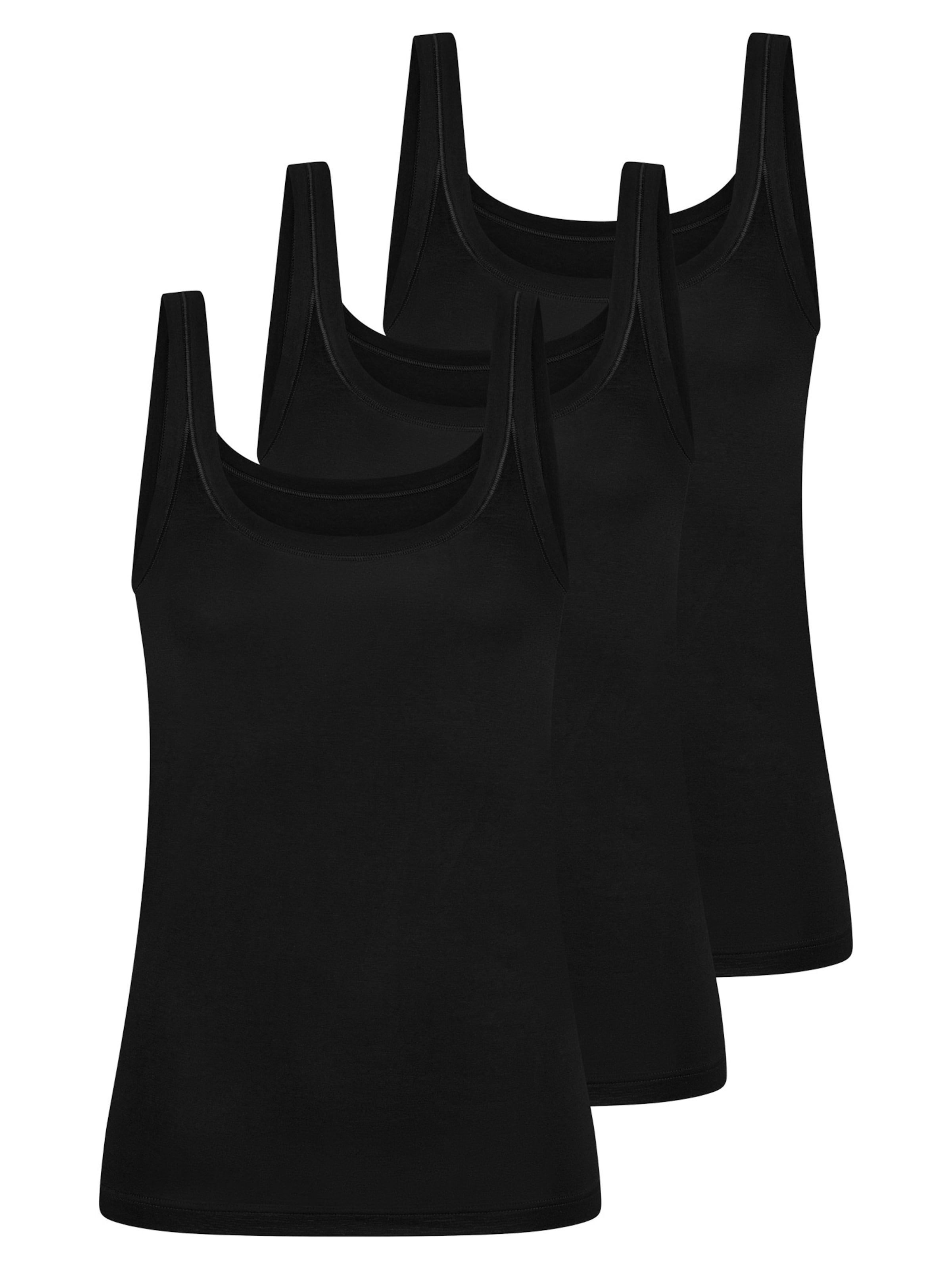 Mey Onderhemd 'Modal Pure' in Zwart: voorkant