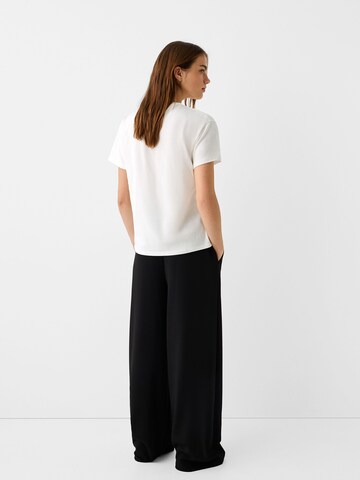 Bershka Tričko - Biela