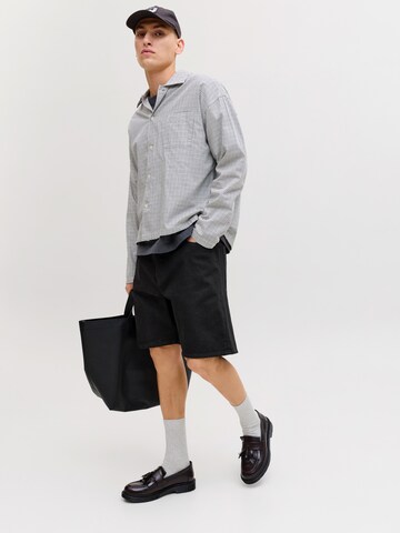 juoda JACK & JONES Standartinis Džinsai 'JJITONY'