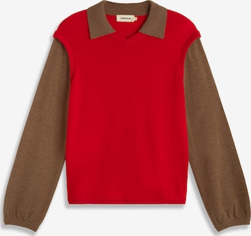 Thinking MU Pullover 'Khalida' in Braun: Vorderseite