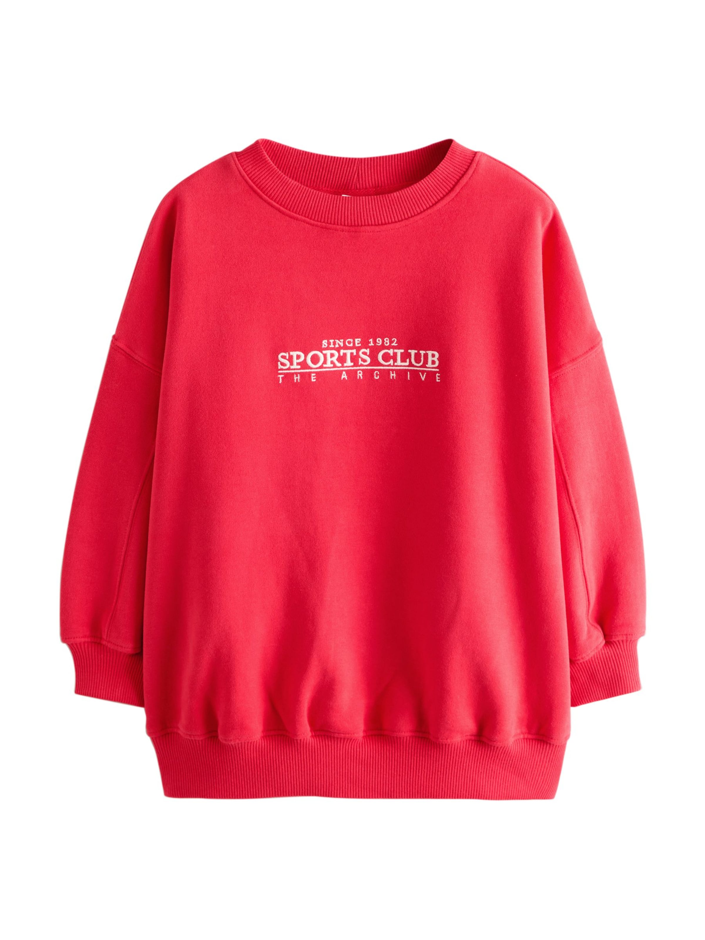 Next Sweatshirt in Red: front