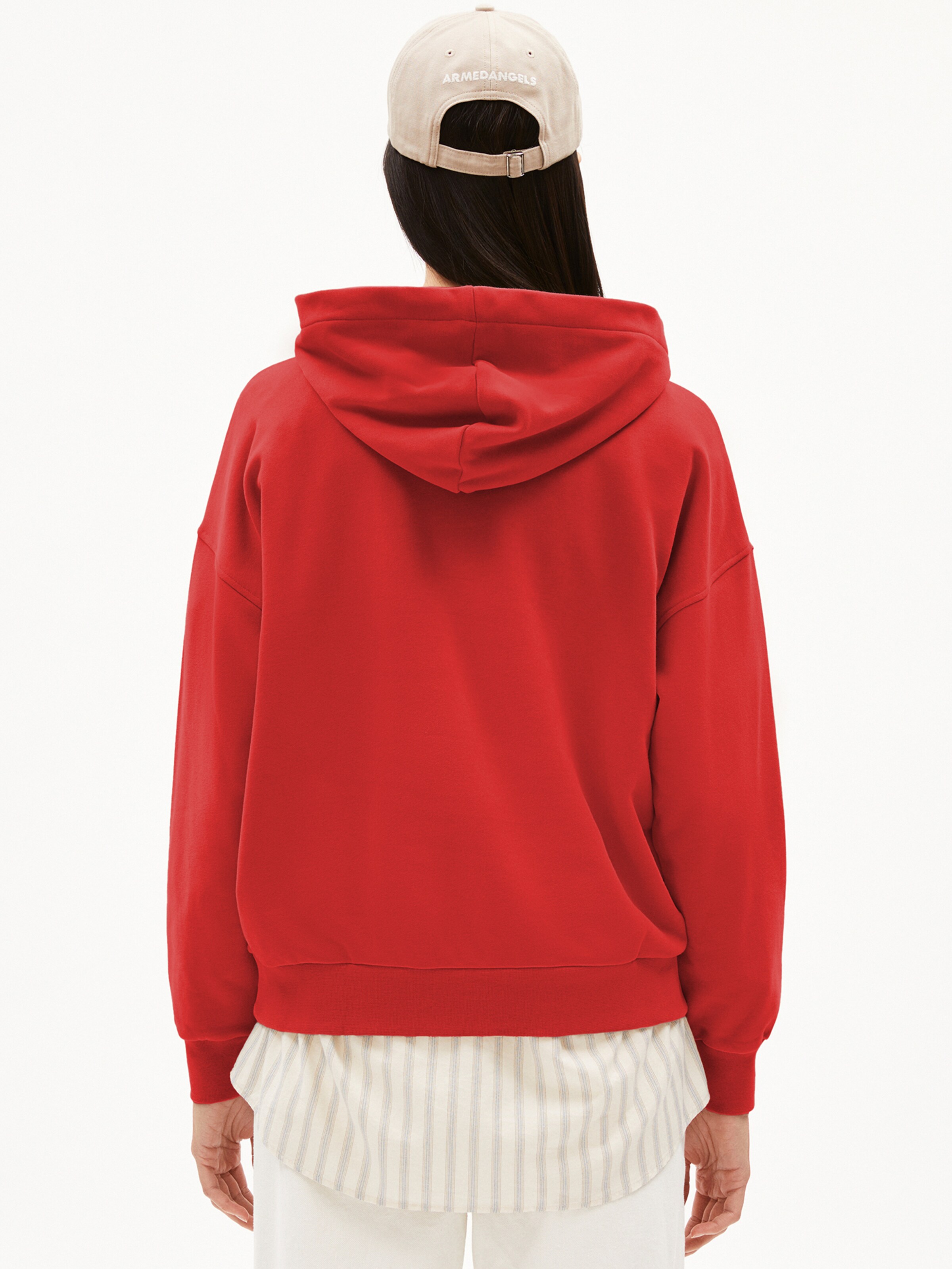 ARMEDANGELS Hoddie ICONIC Å 'FRANCISARAA' in Orange: Vorderseite